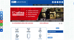 Desktop Screenshot of laboral-social.com